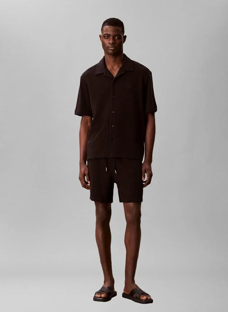 Calvin Klein Jeans  Waffle Weave Shorts for Men | Best Price UAE